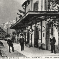 La gare des Houches