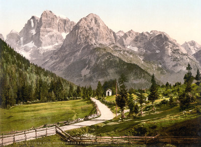 Cima Tosa, Cima Crozzon, en 1900 par Photoglob N°0000009335