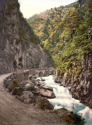 Eggental près de Bolzano, en 1900 par Photoglob N°0000008779