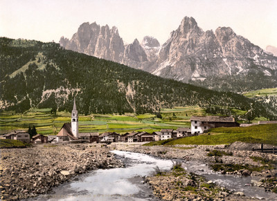 Gran Cront et Torre Rizzi, en 1900 par Photoglob N°0000009352