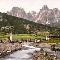 Gran Cront et Torre Rizzi, en 1900 par Photoglob N°0000009352