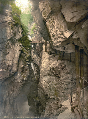 Gilfenklamm, en 1900 par Photoglob N°0000006847 