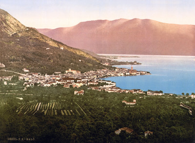 Lac de Garde, Salo, en 1900 par Photoglob N°0000016631