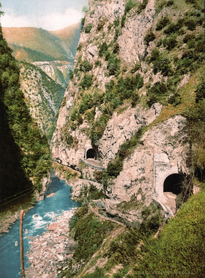 Torrente Toscolano, en 1900 par Photoglob N°0000001689