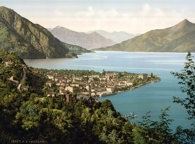Menaggio, en 1900 par Photoglob N°0000016617