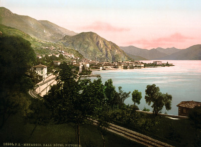 Menaggio, en 1900 par Photoglob N°0000016500
