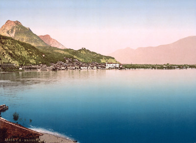 Maderno et Lac de Garde, en 1900 par Photoglob N°0000016463