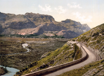 Vallée de la Sarca en 1900 par Photoglob N°0000008662 