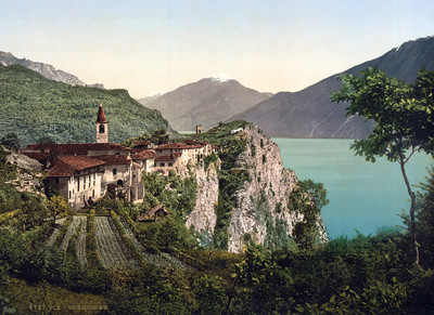 Tremosine, Lac de Garde en 1900 par Photoglob N°0000008727