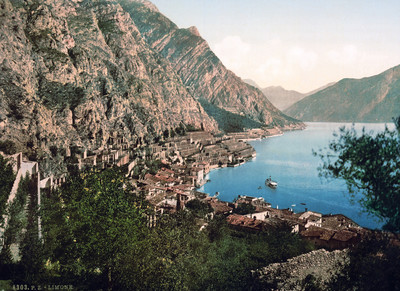 Limone, lac de Garde, en 1900 par Photoglob N°0000008303
