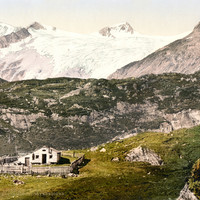 Johannishütte et Grossvenediger en 1900 par Photoglob N°0000016942