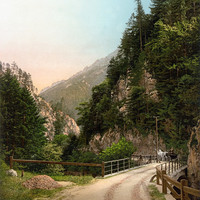 Höllental, en 1900 par Photoglob N°0000017340