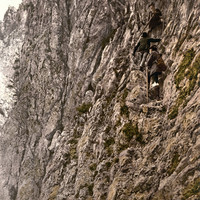 Höllental, la baignoire du diable, en 1900 par Photoglob N°0000017334