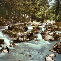 Braunlage, cascade de la Bode, en 1900, par Photoglob N°0000017643