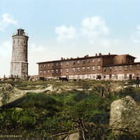 Sommet du Brocken, en 1900, par Photoglob N°0000006495