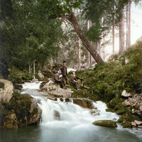 Cascade de la Ilse en 1900, par Photoglob N°0000006498