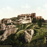 Rochers et château de Regenstein, par Photoglob N°0000006494