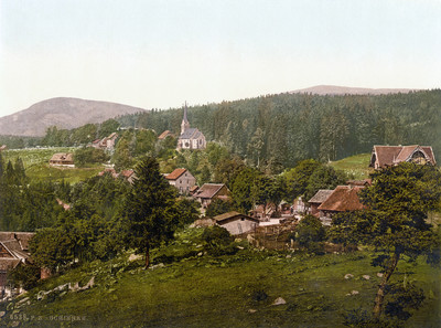 Schierke et le Brocken en 1900, par Photoglob N°0000006538 Schierke et le Brocken en 1900, par Photoglob N°0000006538