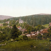 Schierke et le Brocken en 1900, par Photoglob N°0000006538
