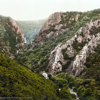 Gorges de la Bode en 1900, par Photoglob N°0000008296