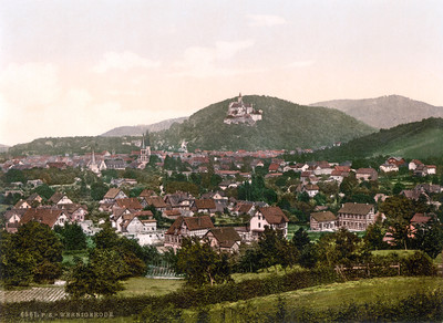 Wernigerode en 1900, par Photoglob N°0000006561 Wernigerode en 1900, par Photoglob N°0000006561