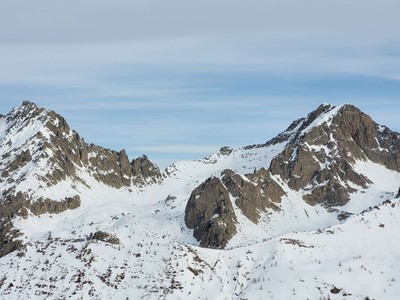 Col 2500 entre Maladecia à gauche et Testa Gias dei Laghi à droite Col 2500 entre Maladecia à gauche et Testa Gias dei Laghi à droite