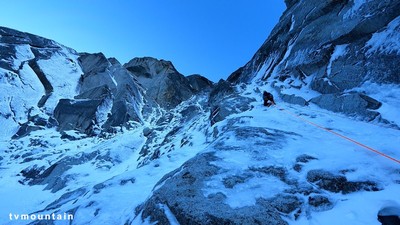 Aiguille des Pélerins : Rébuffat - Terray