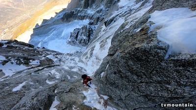 Aiguille des Pélerins : Rébuffat - Terray