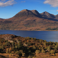 Loch Torridon and Ben Alligin and Liathach