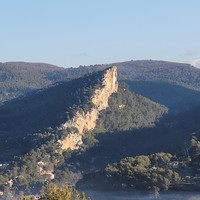 Cimaï vu depuis les grès de Sainte Anne