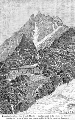 Refuge des Grands Mulets par Taylor Refuge des Grands Mulets par Taylor