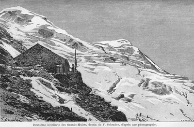 Refuge des Grands Mulets par Schrader Refuge des Grands Mulets par Schrader