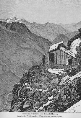 Refuge des Grands Mulets par Schrader Refuge des Grands Mulets par Schrader