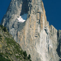 Aiguille du Dru, version 2001, avec quelques restes du pilier W, par omα