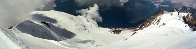 Vue du Mont Blanc vers le N par Rahel Maria Liu