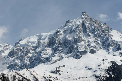 Aiguille du midi, face nord