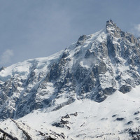Aiguille du midi, face nord