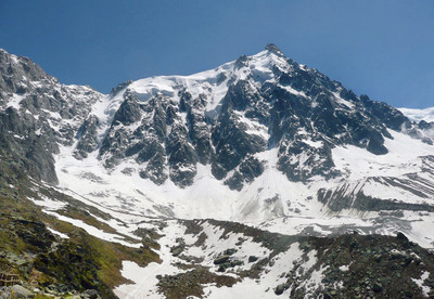 Face N de l'aiguille du Midi