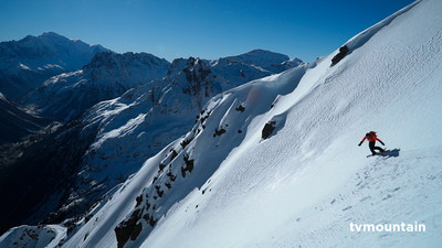 Bel Oiseau Couloir Sud Sud Est. Finhaut, Trient vallée. Bel Oiseau Couloir Sud Sud Est. Finhaut, Trient vallée.