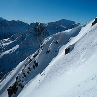 Bel Oiseau Couloir Sud Sud Est. Finhaut, Trient vallée.