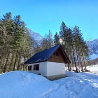 Chambre d'hiver du gîte Aljažev dom