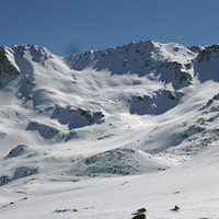 Rocher Blanc (à gauche) et Pic du Lac Blanc (au centre)