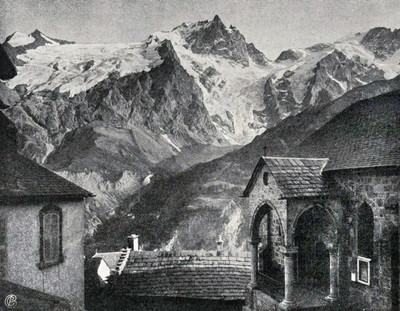 La Meije vue des Terrasses en 1900 par le TCF La Meije vue des Terrasses en 1900 par le TCF