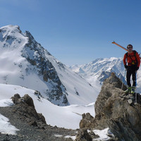 Tête de la Cassille depuis le col des Béraudes