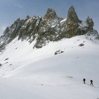Arrivée sous les arêtes de la Bruyère