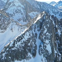 Cime de Tavel et son couloir N