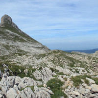 Grande Moucherolle vu depuis la base de la Petite Soeur Sophie
