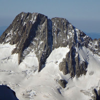 Depuis le sommet du pic Coolidge le 28/06/2015