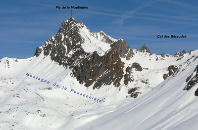 Pic de la Moulinière et Col des Béraudes