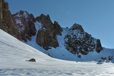 Pic de la Moulinière - Versant N Pic de la Moulinière - Versant N